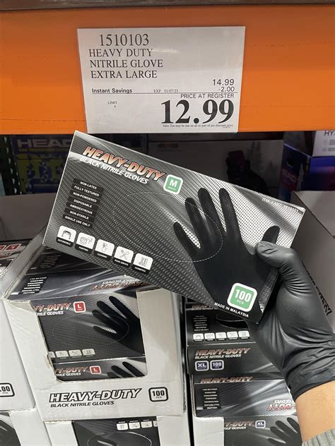 Black Nitrile Gloves