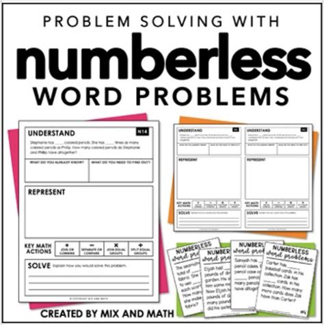 Image result for Number Less Word Problems Worksheet