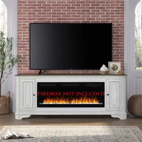 Liberty Furniture Fireplace TV Consoles FIRE-244-TV82FTS Traditional 82 ...