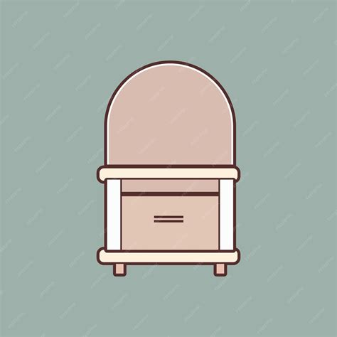 Inspiration pour les illustrations d'intérieur de l'armoire en verre de dessin animé | Vecteur ...