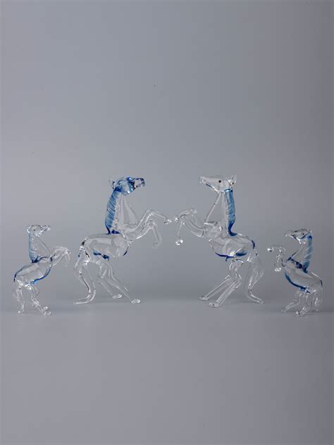 Shop Horse Family Glass Set | Graceful Home Decor