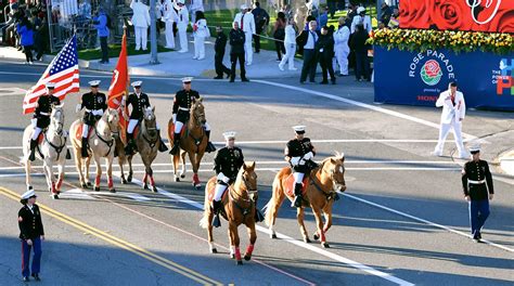 Marine Corps Mounted Color Guard to carry US flag in Rose Parade - The ...