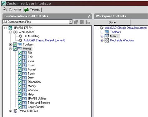 Image result for AutoCAD 2009 Menu Layout