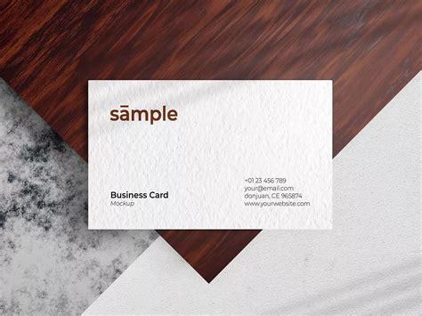 Business Card PSD Mockups