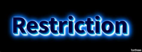 Image result for restriction