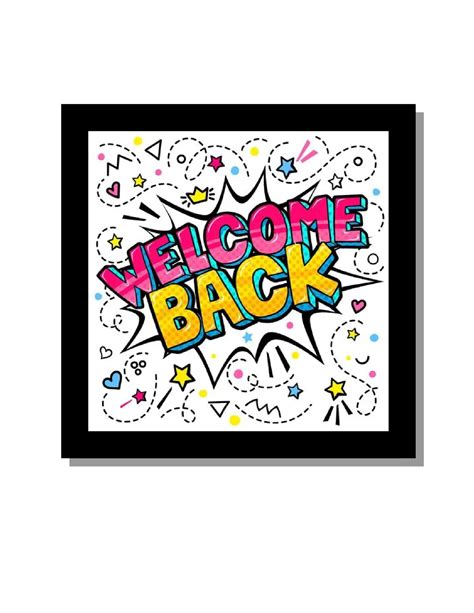Free Printable Welcome Back Sign Templates [PDF, Word]