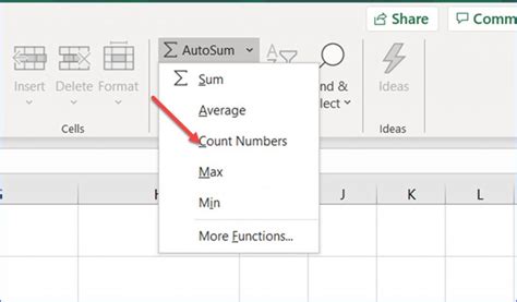 Image result for How to Count Numbers in Excel
