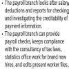The Human Resources department of a large company has set up a payroll ...