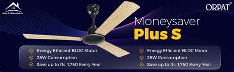 Buy Orpat BLDC Ceiling Fan | Moneysaver Plus S | Energy Efficient | Fan ...