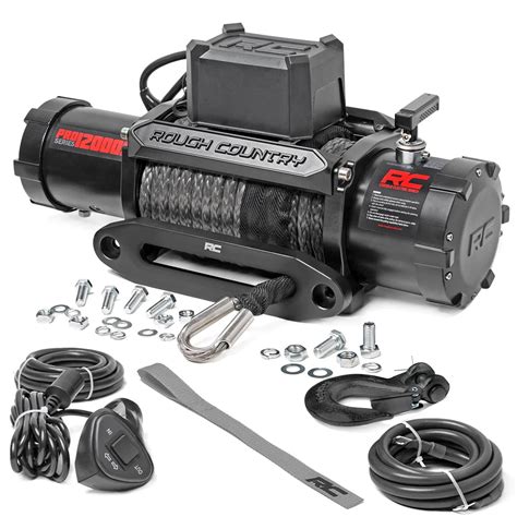 Rough Country Pro12000s 12 000 Lb Pro Series Electric Winch ...