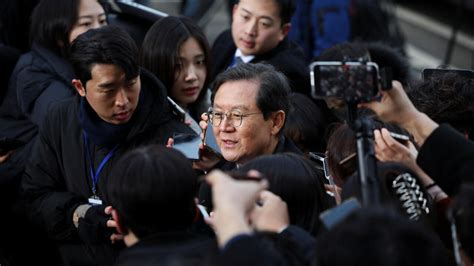 El suspendido presidente de Corea del Sur acude a su primera audiencia ...