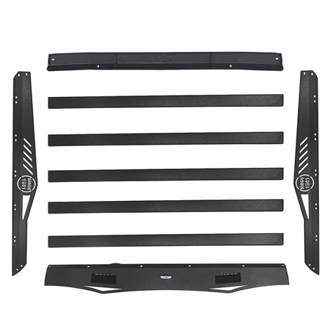 Buy u-Box JK Wrangler Roof Rack Cargo Carrier Basket w/ Wind Deflector ...