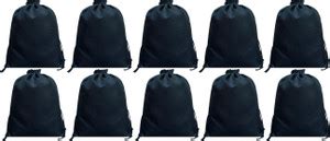 DOMICK Reusable & Washable Parsuit Potli 22/17 CM 20 Pcs (Black) Potli ...