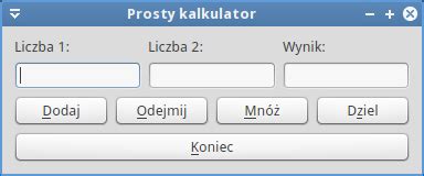 Kod Python Kalkulator 的图像结果