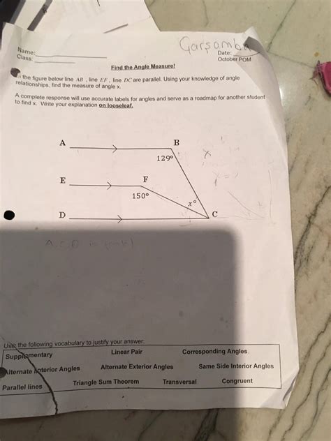 Find Angle Measure Word Problems 的图像结果