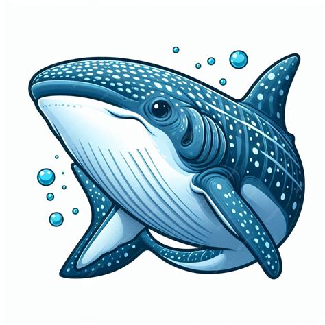Whale Shark vector cartoon illustration | Premium AI-generated vector
