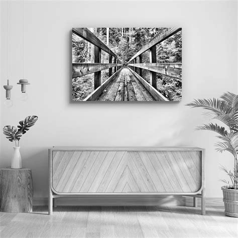 Wooden Bridge Peel & Stick Vinyl Wall Sticker – ArtzFolio.com