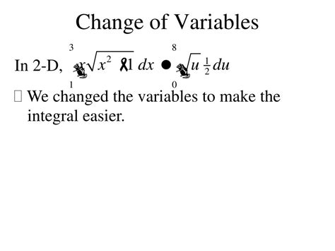 Image result for Change of Variables Examples