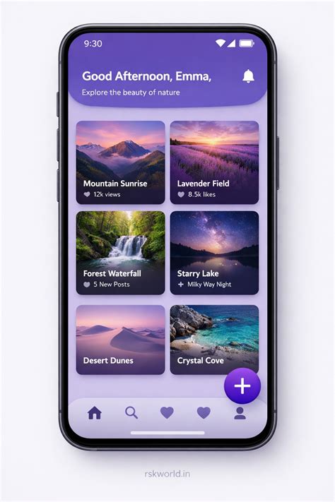 RSK World - Android Material Card & FAB - Premium Material 3 UI ...