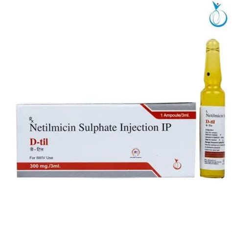 Pharmaceutical Injection - Netilmicin Sulphate Injection IP Wholesale ...