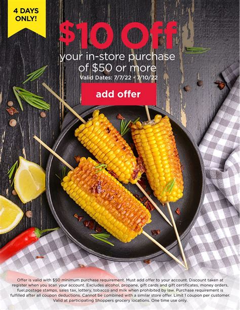 Shoppers Food & Pharmacy Ad Circular - 07/07 - 07/10/2022 | Yulak