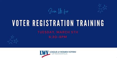 Voter Registration Training, March 5 2024 | Online Event | AllEvents