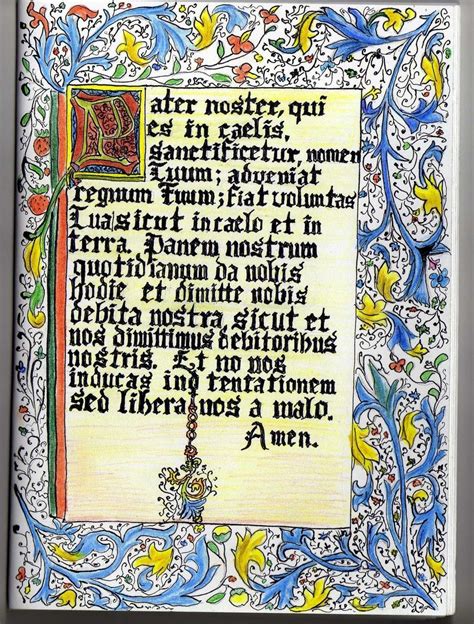 Padre Nuestro En Latin Pronunciacion - Solahino