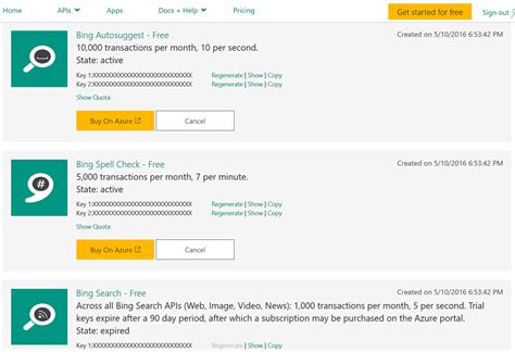Image result for Microsoft Translator API Key Free