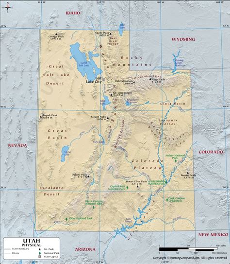 Utah physical features