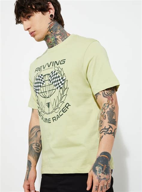 Buy URB_N Men Printed Regular Fit T-shirt Online at just Rs. 249.0 ...