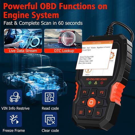 Buy ANCEL HD601 with ANCEL AD310 Code Reader Full System Heavy Duty ...