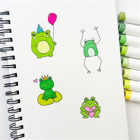 Frog Drawing Tutorial 的图像结果