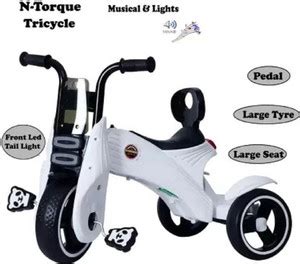 Smiley Bell Pedal Tricycle 3-5 Years Scooter Non Battery Operated Ride ...