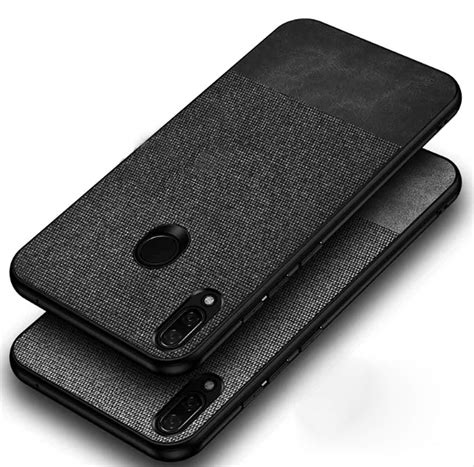 mobistyle Phone Back Cover for Samsung M20 Fabric Black : Amazon.in ...