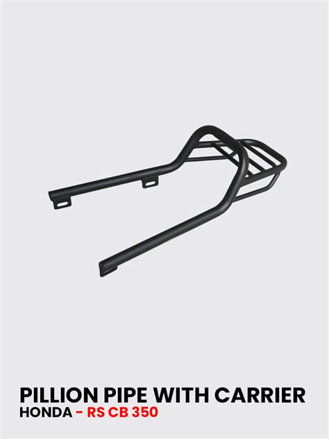RS CB 350 PILLION PIPE WITH CARRIER / SB 1131 – htexhaust