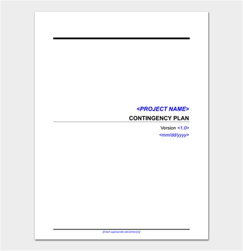 20+ Contingency Plan Examples - DocFormats.com