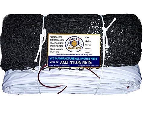 Buy AMZ SPORTS NETS Professional Tournament Lawn Tennis Net | Black ...
