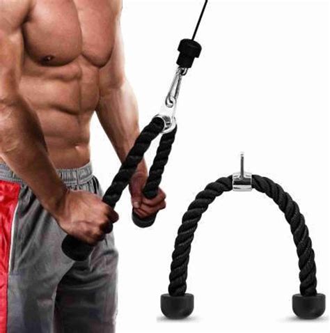 vyas Multi-training Triceps Bar Rope And Rubber Adjustable Chest ...