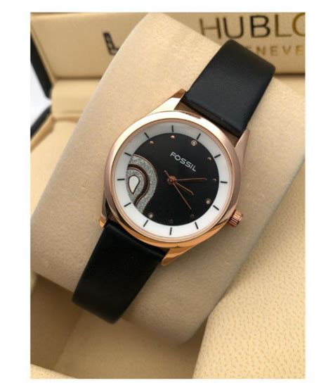 Fossil Stylish Leather Belt Watch For Girl Price in India: Buy Fossil Stylish Leather Belt Watch ...