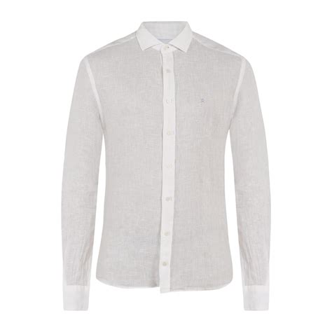 Buy Men White Solid Full Sleeves Casual Shirts Online - 886753 | The ...