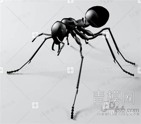 小蚂蚁3D模型_其他_动画角色_3D模型免费下载_摩尔网