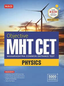 MTG Objective MHT CET Physics Books 2023 Exam - MHT CET Engineering ...