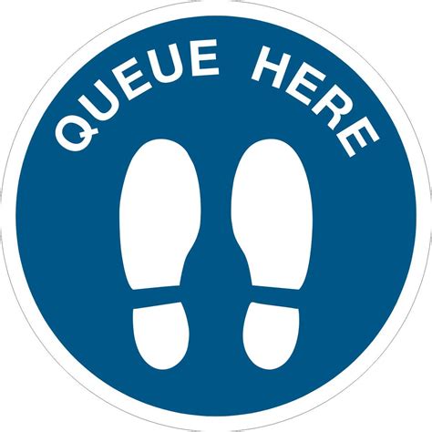 Image result for Queue This Way Sign