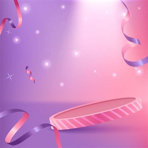 Elegantes Podest mit Lichteffekt zur Präsentation Ihres Produktes ...