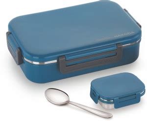 Flipkart.com | NAKODA SCHOOL TIFFINS LUNCH BOX 950 ML WITH 150ML INNER ...