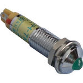 DOH-7MT-DC24V-G メタルフレーム形LED表示灯 Φ7 1個 坂詰製作所 【通販モノタロウ】