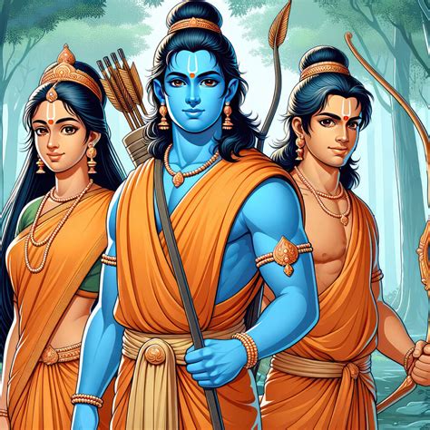 Ram, Laxman, Janki Wallpaper for Wall - Magicdecor®