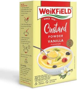 WeiKFiELD Custard Powder Vanilla Flavour 100 Gram Custard Powder Price ...
