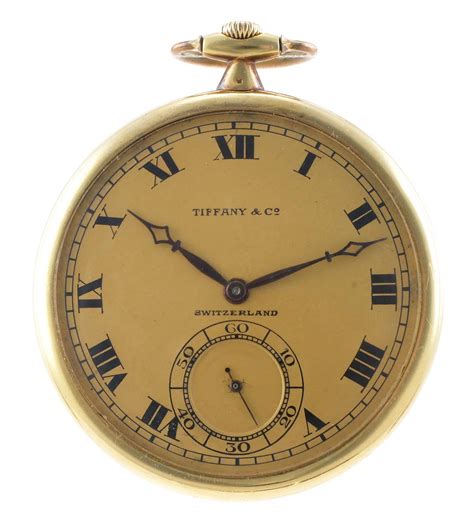 At Auction: 18K TOUCHON & CO Tiffany Pocket Watch
