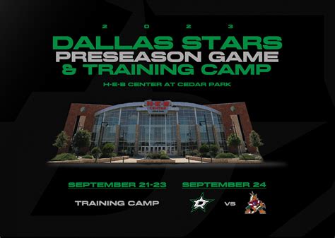 2023-24 Dallas Stars Training Camp | H-E-B Center